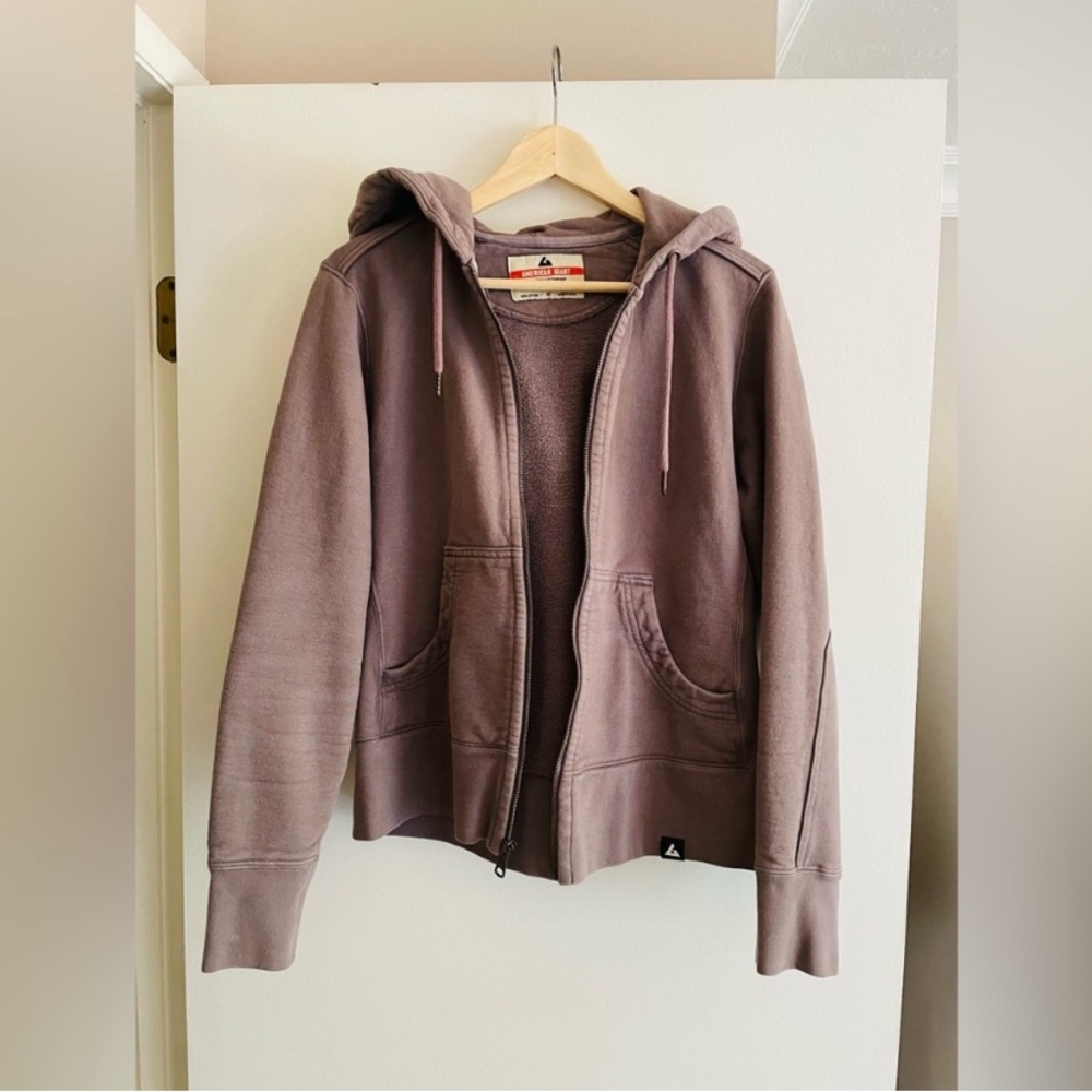 American Giant Dusty Purple Hoodie
